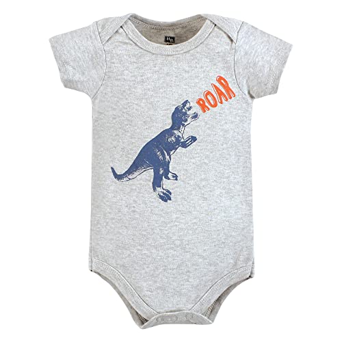 Image of Hudson Baby Unisex Baby Cotton Bodysuits 5-pack