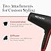 REVLON SmoothStay Coconut Oil Infused Hair Dryer with Diffuser & Concentrator - Ionic Ceramic Blow Dryer for Frizz Control, Shine, Smoothness & Volume, 1875W Lightweight Salon-Quality