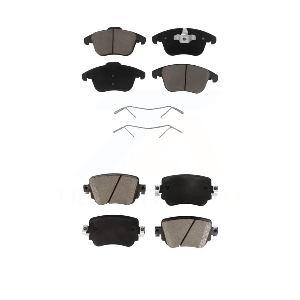 CMX Front Rear Ceramic Brake Pads Kit Replacement For Volkswagen Passat Audi Q3 Quattro KCX-100325