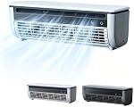 Mini Split Fan, Wall Mounted Fan No Window, Efficient Portable Air Cooler | with Powerful Airflow Quiet Cooling for Bedroom Kitchen Home Office Rental Apartment