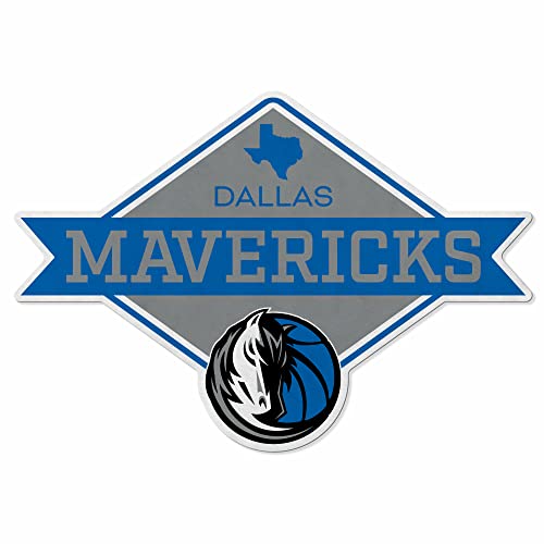 Rico Industries NBA Dallas Mavericks Diamond Shape Cut Pennant - Home and Living Room Décor - Soft Felt EZ to Hang