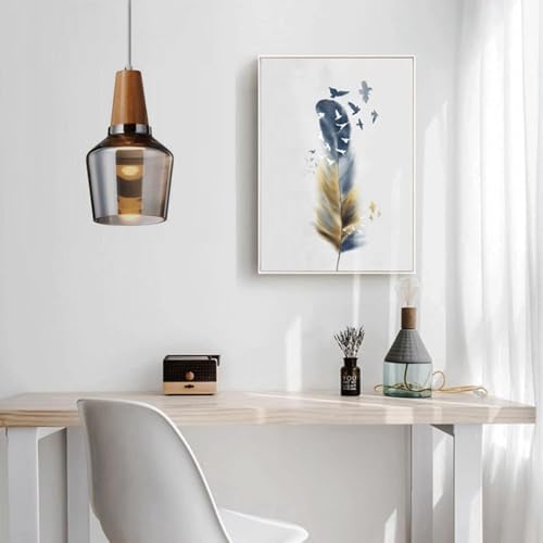 Lámpara colgante base E27 para solucionar espacios oscuros con estilo industrial moderno 3