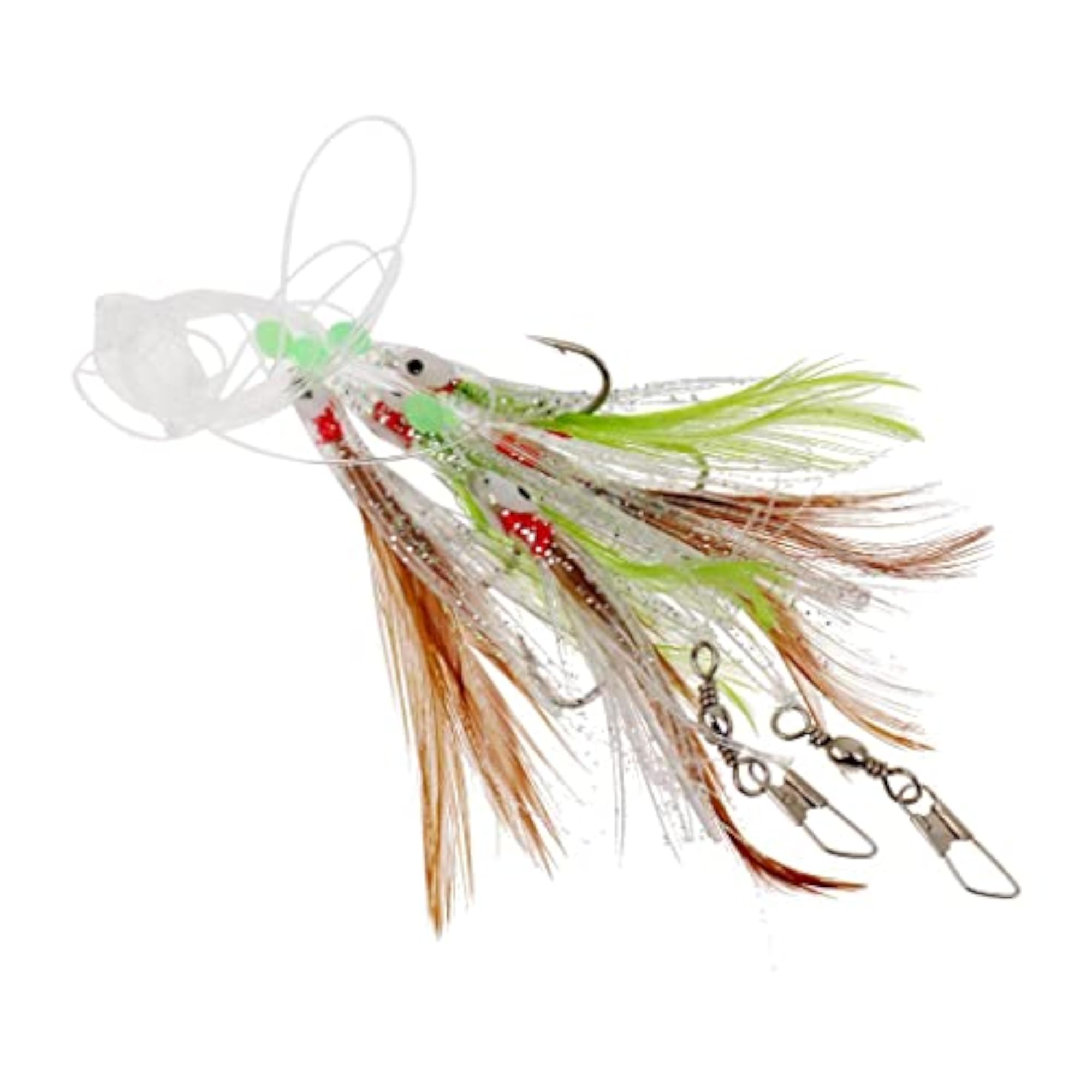Sabiki Fishing Lure Rigs with Barbed Hooks