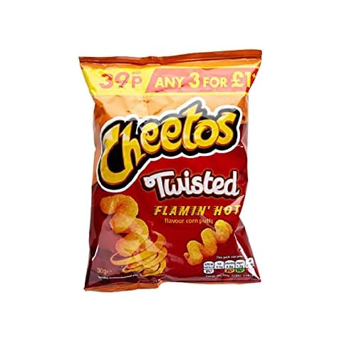 British - Cheetos Twisted Flamin' Hot Flavour - Case Of 30 x 30g Cover