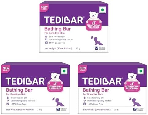 Curatio Tedibar Soap, 75 g - Pack of 3