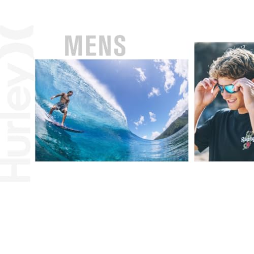 Hurley SCAR Shield Sunglasses, Men's, Rubberized Grey, PC Frame, Sport, Shield Shape, Orange/Red Mirror Lens, Polarized TAC, Anti-Reflective Coating4