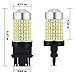 JDM ASTAR Extremely Bright 144-EX Chipsets 3056 3156 3057 3157 LED Bulbs with Projector for Backup Reverse Lights, Xenon White