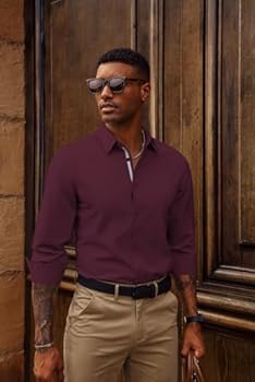 JACK AND JONES Heren Union Overhemd met Lange Mouwen Marineblauw
