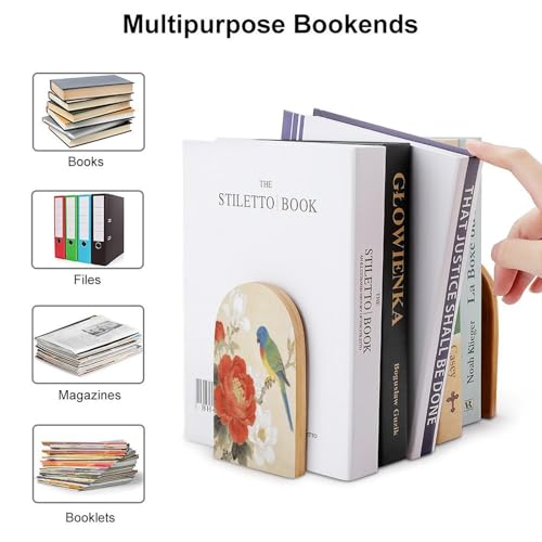 Sujetalibros bonito y moderno de madera para regalar 4