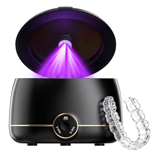 Ultrasonic Dental Retainer Cleaner Machine, Black