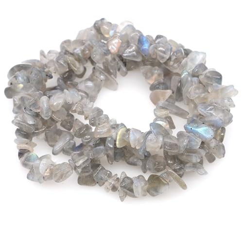 Perles de cristal flottantes gravier irrégulier trou percé fabrication bijoux colliers