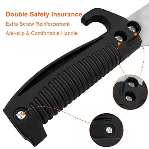 Image of Buyplus 26FT Reach Pole Saws for Tree Trimming, Pole Saw with 5-20FT Telescoping Extension Pole, Pruning Saw with 19 inch 3X Detachable Saw, Non-Slip Handle, Tree Trimmer for Garden Palms Shrubs