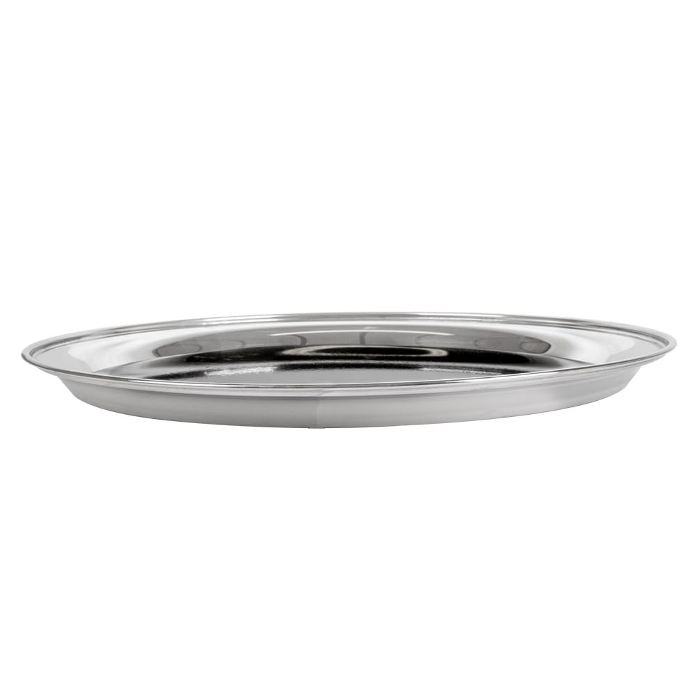 García de Pou 197.04 Bandejas Camarero, Diámetro 40 cm, Set de 10, Plateado