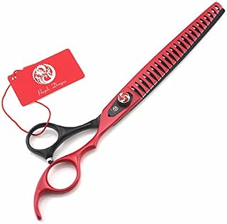 Purple Dragon 8.0 inch Professional Pet Grooming Scissors - Dog Chunker Shears