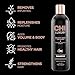 CHI Luxury Black Seed Oil Gentle Cleansing Shampoo, Adds Hair Volume & Body, Strengthens & Removes Impurities, Sulfate, Paraben, & Cruelty-Free, 12 Oz