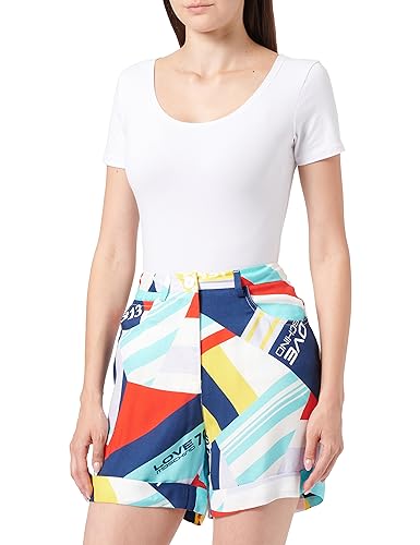 Love Moschino Women's Bermuda Casual Shorts, Multicoloured, 48