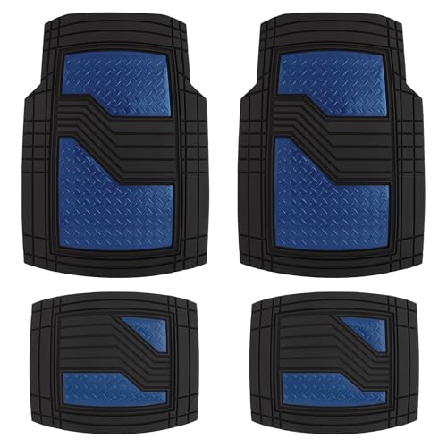 Alfombrillas Coche Goma Azul Marca S SUMEX