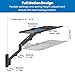 Mount-It! Keyboard Wall Mount with Pole Option, Adjustable Keyboard and Mouse Tray with Spring Arm, Full Motion Swivel Tilt Extension, Ergonomic Workstation for Medical, Office, and Sim Racing