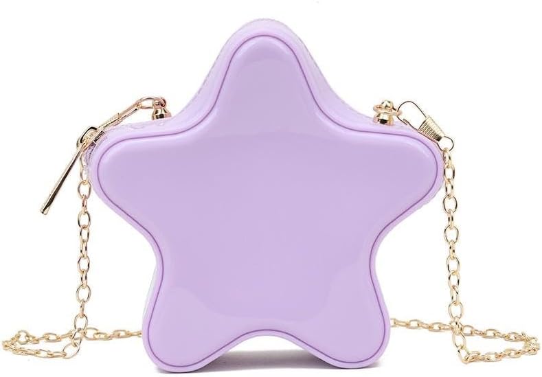 Girly HandBags Womens Faux Leather Star Small Cross Body Bag
