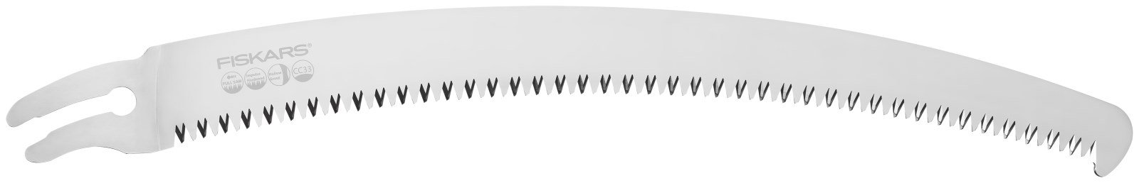 Fiskars gebogenes Sägeblatt für Profi Handsägen SW 240 SW 330, 33 cm, Hochwertiger Stahl, CC33