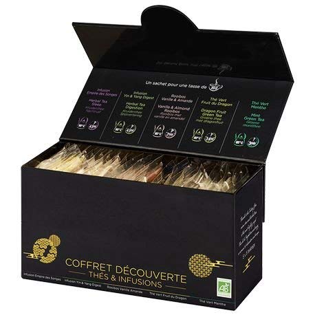 Thés de la Pagode - Caja de Descubrimiento Imperio Celestial - Edición de Navidad - Mezcla de 5 tés e infusiones - Caja… - Imagen 3