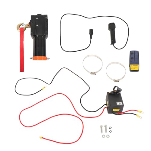 Winche Eléctrico 2500 lb con Cuerda Sintética 12V 1.2HP miniatura 7