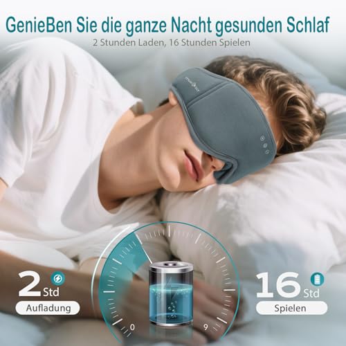 Masque de sommeil 3D textile premium bambou modèle DE 1 - 5