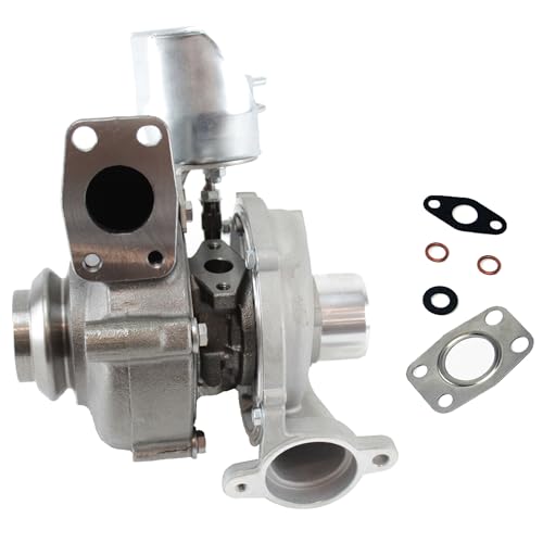 Partsline Turbo Turbocompresseur compatible avec BERLINGO C2 C3 C4 C5 II III XSARA PICASSO C-MAX FOCUS II 1007 206 207 307 308 407 5008 PARTNER C30 S40 II S80 II V50 V70 III 1.6 HDI D TDCi - 0375J6