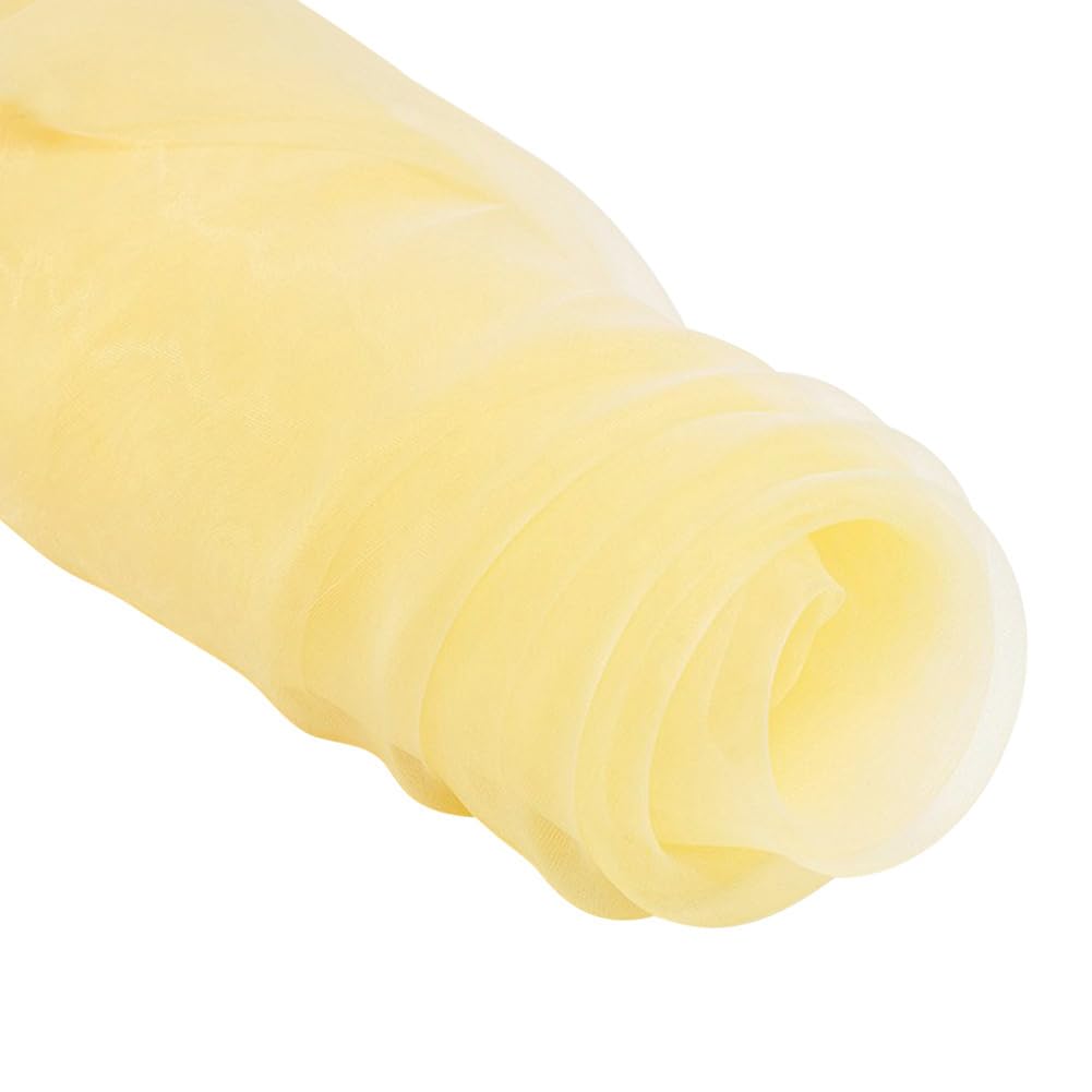 Tissu organza doux transparent pour décoration de mariage de rêve DIY