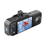 LICHIFIT Poziomy uchwyt montażowy do kamery Insta360 X4 uchwyt w kształcie litery L ze stopu aluminium z otworem na śrubę 1/4 cala i dwubiegunowym złączem składanym