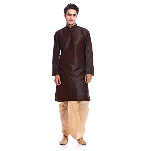 Dhoti de seda AMG Dupioni ropa india Royal Kurta pantalones hombre boda