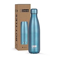 Borraccia Termica Acciaio 500 Ml Doppio Strato Con Cannuccia Inc. Cm 6.3xh17.5 Ca Art.bc492 Per Sublimazione | Promart Design