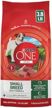 Purina ONE Plus Small Breed High Protein Dry Dog Food, Lamb, 3.8 ...