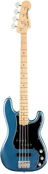 Fender American Performer Precision Bass, Satin Lake Placid Blue, Maple Fingerboard