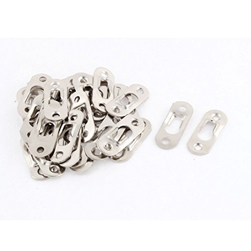 Image of Aexit 30 Pcs Hardware Metal Glass Mirror Picture Hanging Plate Bracket 10mm Dia (6cb7b389e1788d1a25b813c3f576715c)