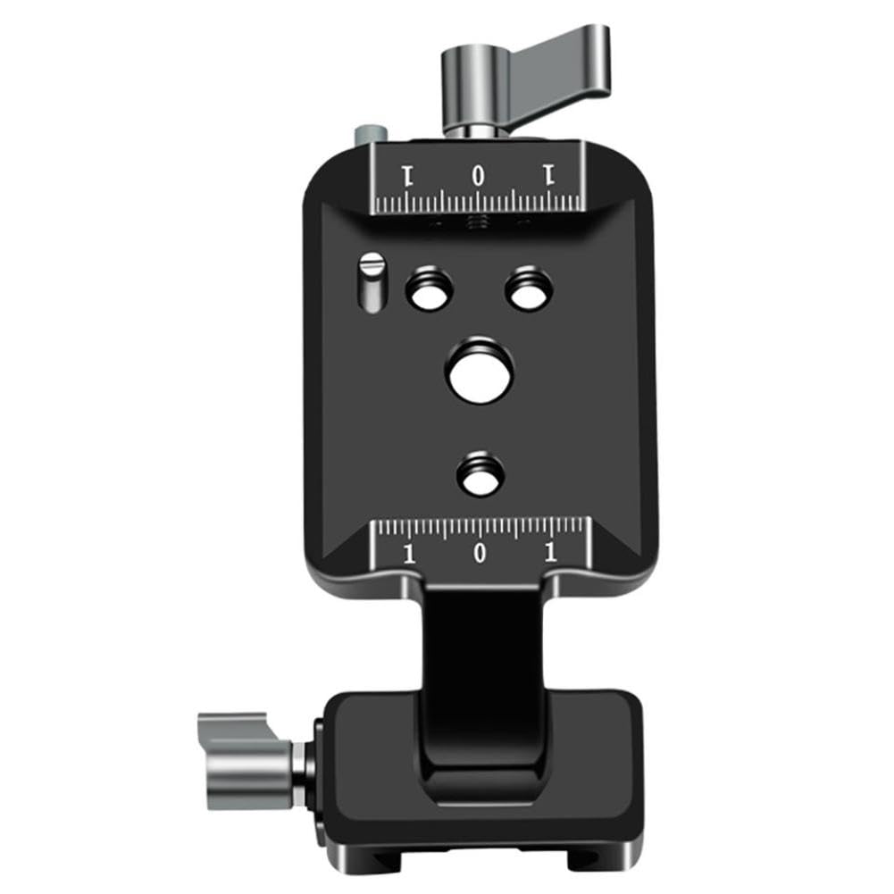 Cold Shoe Mounting Plate with NATO Rail Clamp for Drone Accessory Upgrade Compatible with RS 2 RSC 2 RS 3 Pro RS3(Type A)