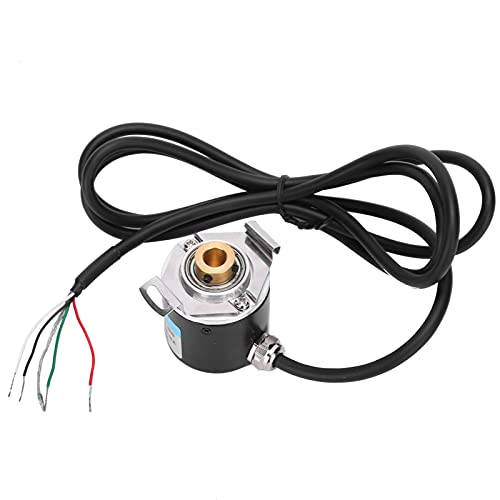 Encoder Hollow Shaft AB 2‑Phase for Industrial Automation Parts 3000‑6000 RPM DC5-24V500B Professional Accessories (360B)