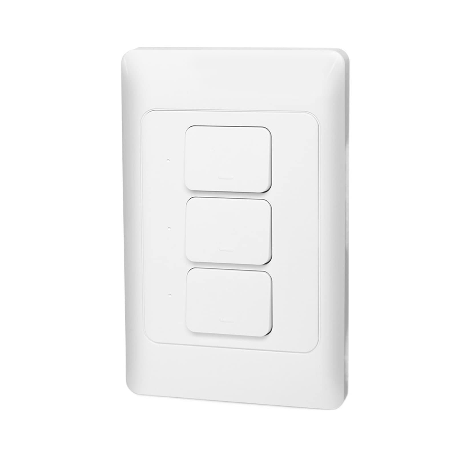 Zigbee Smart Wall Light Switch Neutral Opcional Push Botón 1 2 3 Gangs Interrupter Compatible for Alexa Compatible for Google Home 11 0V 220V Compatible for Tuya (Color : One Gang)
