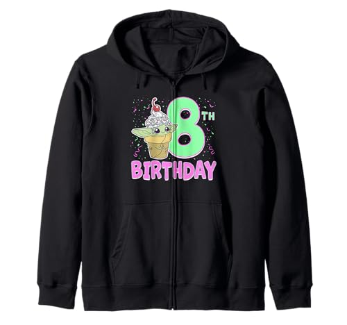 Grogu 8th Birthday sweat zippé : le confort pour sa fête d'un an