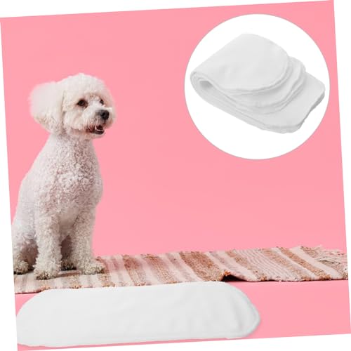 Yardwe 20 Peças Almofada Fralda Para Cachorro Fraldas Recém-Nascidas Mictório Almofada Fralda Reutil