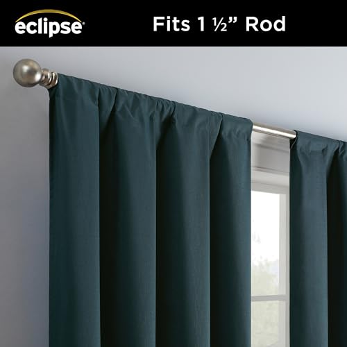 Cortina térmica opaca Eclipse Kendall de 95 pulgadas, cortinas aislantes modernas 4