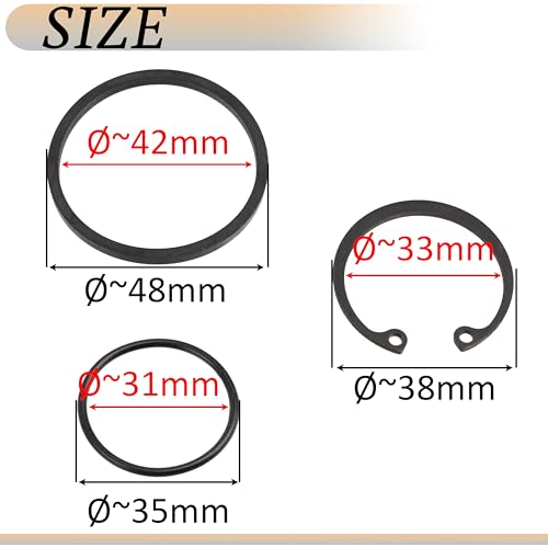 AERZETIX - C70776 - Reparatursatz, Hauptbremszylinder - kompatibel mit Peugeot Citroën Fiat Lancia - OE-Nummern 77362107, 4601L6