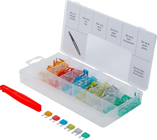 BGS 8109 | Assortiment de fusibles | MINI | 121 pièces