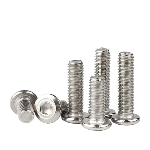 5/10/50X 304�X�e�����X�| ��^�t���b�g�Z�p�Z�p�\�P�b�g�w�b�h�Ƌ�x�b�g�l�W�R�l�N�^�W���C���g�{���gM3 M4 M5 M6 M8(10pcs M5,14mm)