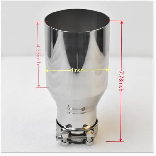 Silenciador de escape universal de alta resistencia para E90 W222 6