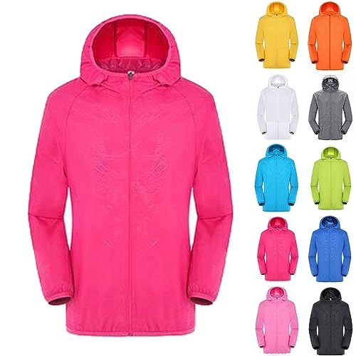 Chubasquero para mujer, chaqueta fina de entretiempo, impermeable, chaqueta ligera para bicicleta, transpirable, chaqueta de senderismo, chaqueta de ciclismo con capucha, poncho de lluvia, chaqueta