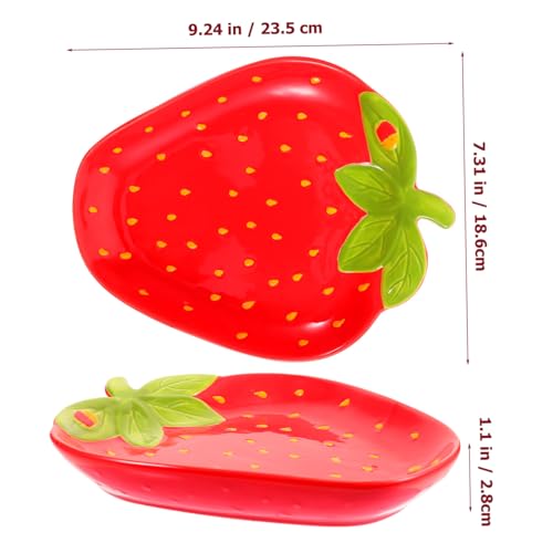 Assiette à salade décorative pour repas de été céramique