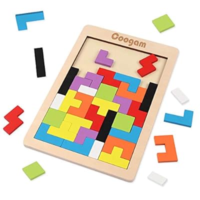 Coogam Puzzle de Madera 40 Piezas Tangram Jigsaw Brain Teaser Toy para Adulto Caja de Rompecabezas de Madera Juego de Cerebro Bloque de Construcción Inteligencia Regalo Educativo para Niños | Ya disponible en tu tienda friki favorita! En mundofriki.es!