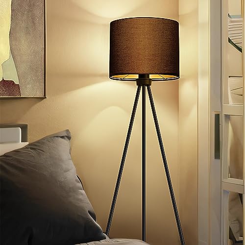 BBHome Lámpara de pie LED regulable con trípode 2