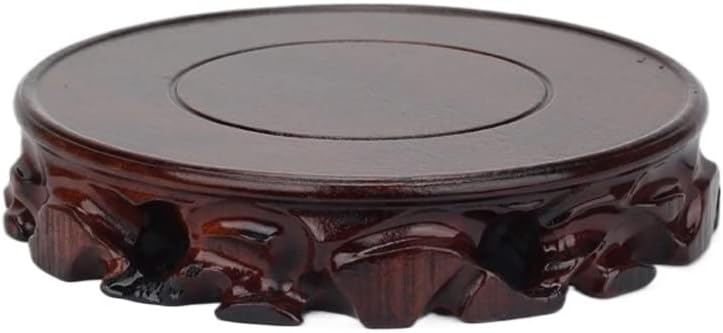 Bonsai Pedestal Vase Pedestal Stands Indoor Flower Pot Stand Flower Pot Display Stand Living Room Jade Teapot Display Stand Wooden Vase Base Plant Display Stand Planter Stand Plant Holder(Large)